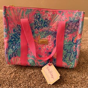 NWT Lilly Pulitzer Lunch Cooler Splendor in the Sand